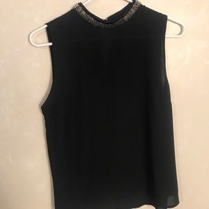 Black tank top